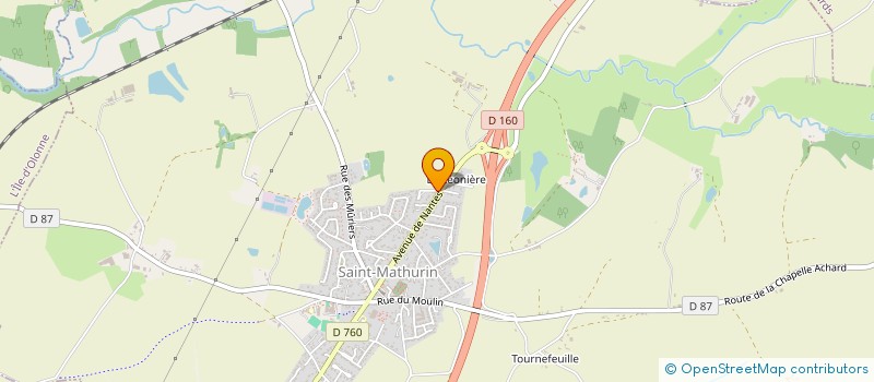 localisation de l'entreprise MADAME EDITH GAUVRIT  SAINT-MATHURIN