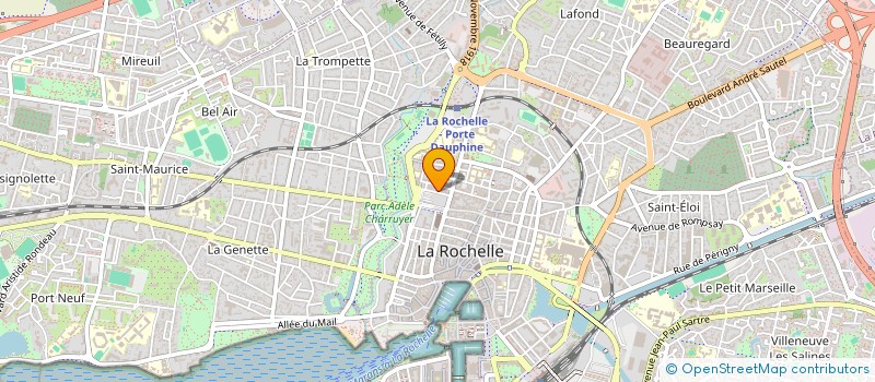 localisation de l'entreprise MADAME EDITH GIRARDEAU  LA ROCHELLE