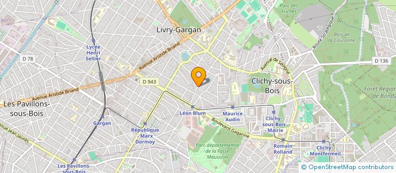 localisation de l'entreprise MADAME EDITH GIRAUDET  LIVRY-GARGAN