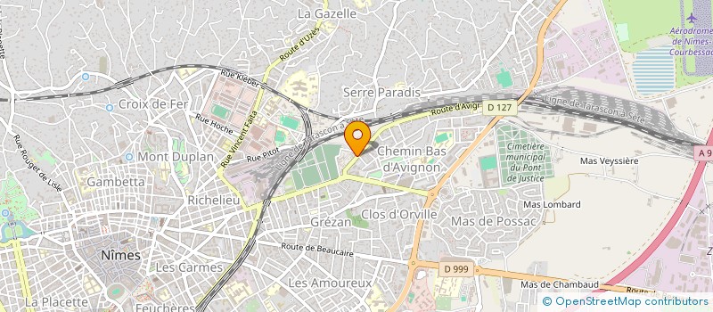 localisation de l'entreprise MADAME EDITH GRAFF à NIMES