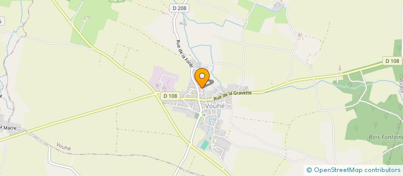 localisation de l'entreprise MADAME EDITH GUICHARD  VOUHE