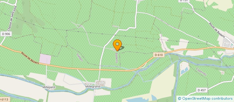 localisation de l'entreprise MADAME EDITH GUILMET  TREBES