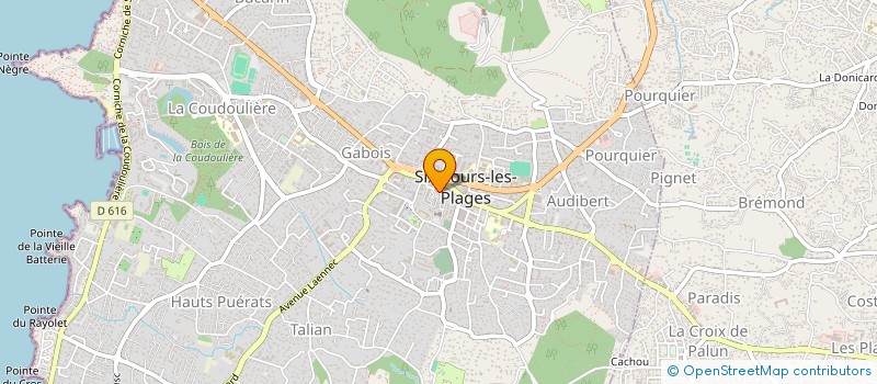 localisation de l'entreprise MADAME EDITH GUMBEL à SIX-FOURS-LES-PLAGES