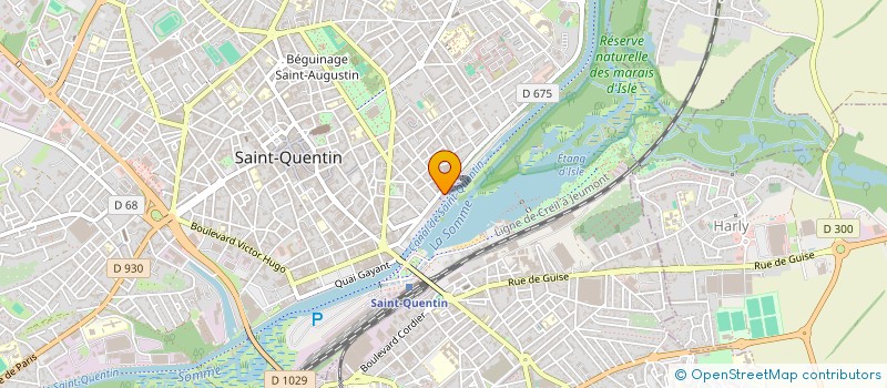 localisation de l'entreprise MADAME EDITH HABIB à SAINT-QUENTIN