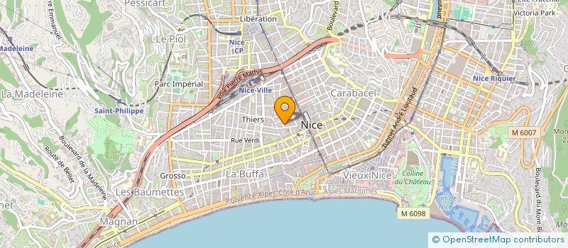 localisation de l'entreprise MADAME EDITH HAUSS à NICE