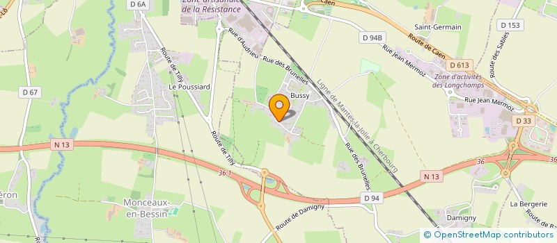 localisation de l'entreprise MADAME EDITH HAVARD  MOSLES