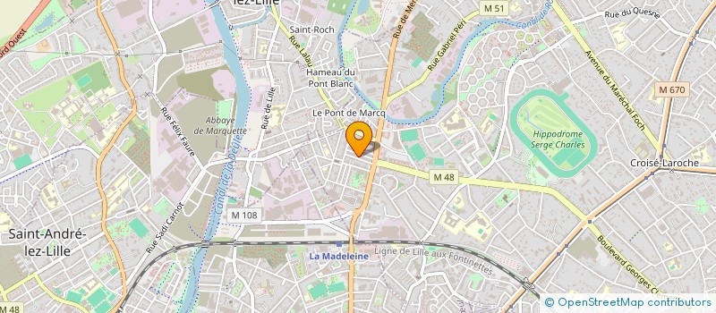 localisation de l'entreprise MADAME EDITH HAZEBROUCK à MARCQ-EN-BARŒUL