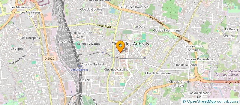 localisation de l'entreprise MADAME EDITH JAPEL à FLEURY-LES-AUBRAIS