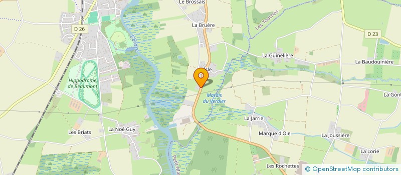 localisation de l'entreprise MADAME EDITH JAUNASSE à NORT-SUR-ERDRE