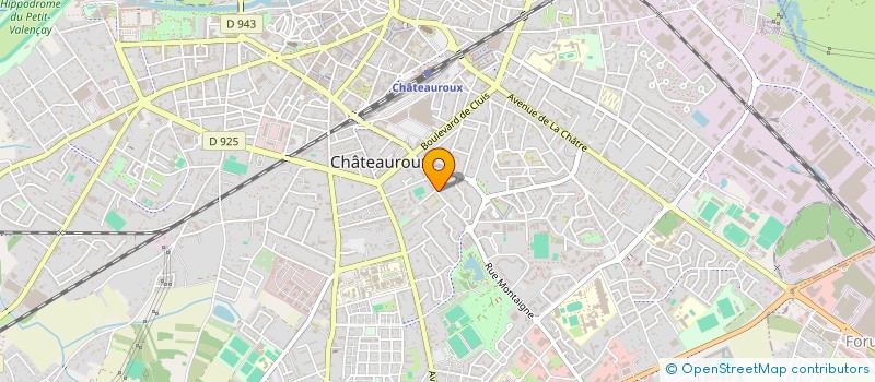 localisation de l'entreprise MADAME EDITH JOLY à CHATEAUROUX