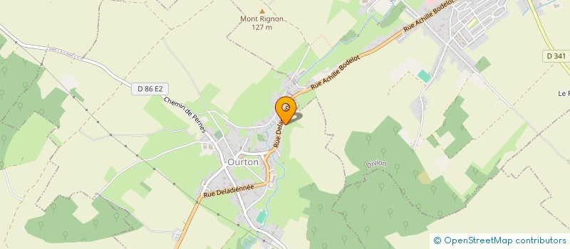 localisation de l'entreprise MADAME EDITH JOUNIAUX  OURTON