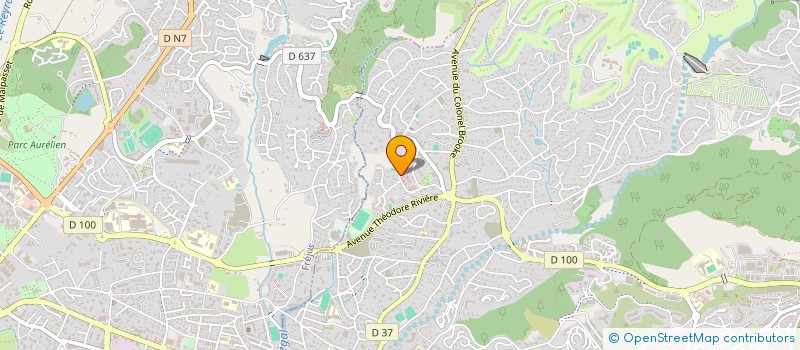 localisation de l'entreprise MADAME EDITH JULIEN  SAINT-RAPHAEL