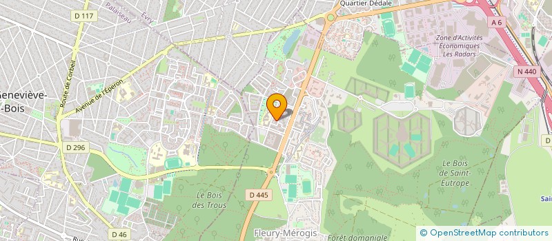 localisation de l'entreprise MADAME EDITH KANKU MUKALA  FLEURY-MEROGIS