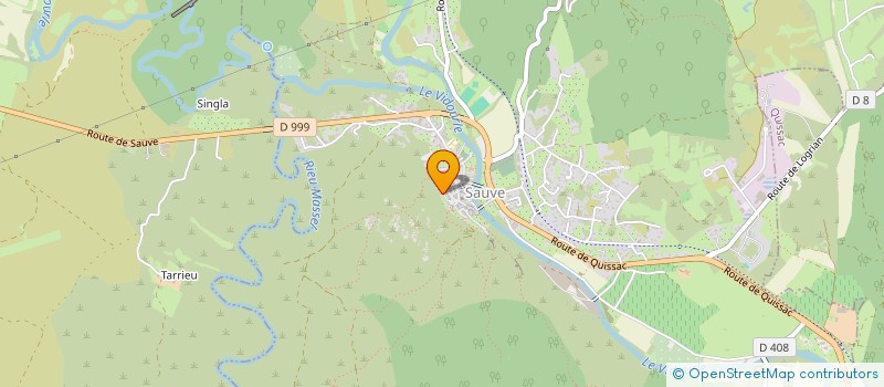 localisation de l'entreprise MADAME EDITH KERSUAL  SAUVE