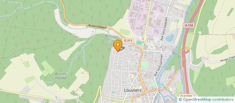 localisation de l'entreprise MADAME EDITH KEUMOE à LOUVIERS