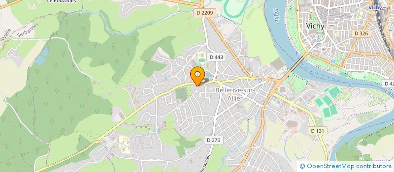 localisation de l'entreprise MADAME EDITH KLEIN à BELLERIVE-SUR-ALLIER