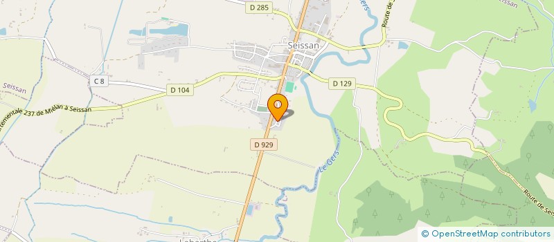 localisation de l'entreprise MADAME EDITH LABERENNE  SEISSAN