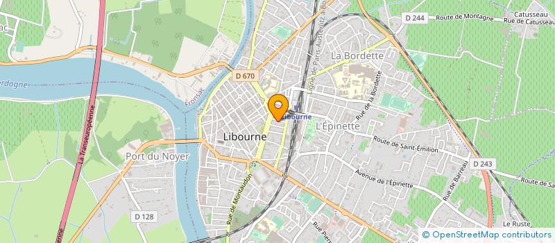localisation de l'entreprise MADAME EDITH LACAND à LIBOURNE