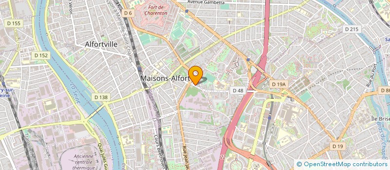 localisation de l'entreprise MADAME EDITH LALONGER à MAISONS-ALFORT