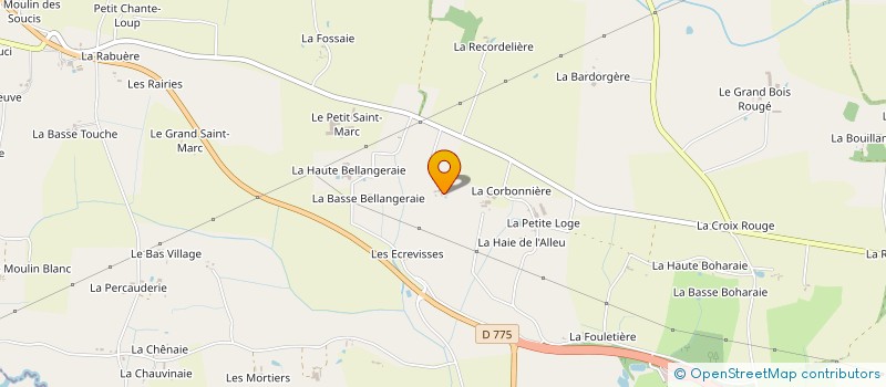localisation de l'entreprise MADAME EDITH LAMY à OMBREE D'ANJOU