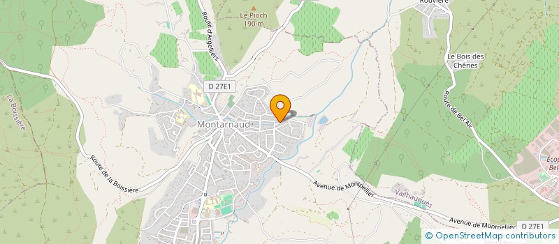 localisation de l'entreprise MADAME EDITH LANDEMAINE  MONTARNAUD