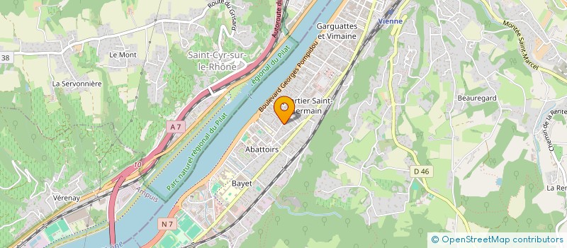 localisation de l'entreprise MADAME EDITH LASSEIGNE à VIENNE