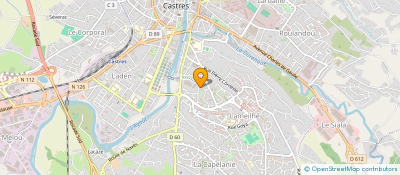 localisation de l'entreprise MADAME EDITH LAURE CHERRIER à CASTRES