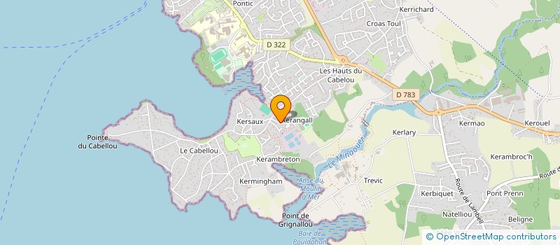 localisation de l'entreprise MADAME EDITH LE MASSON à CONCARNEAU