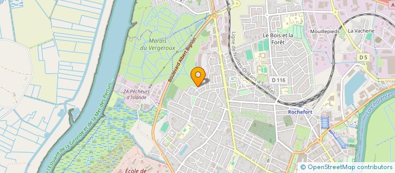 localisation de l'entreprise MADAME EDITH LHENORET  ROCHEFORT