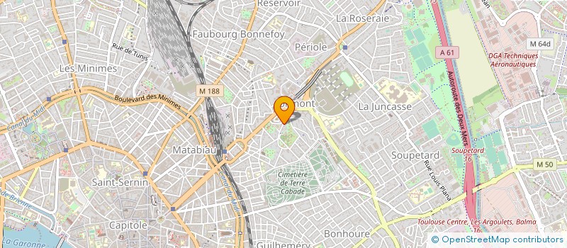 localisation de l'entreprise MADAME EDITH LONGRET à TOULOUSE