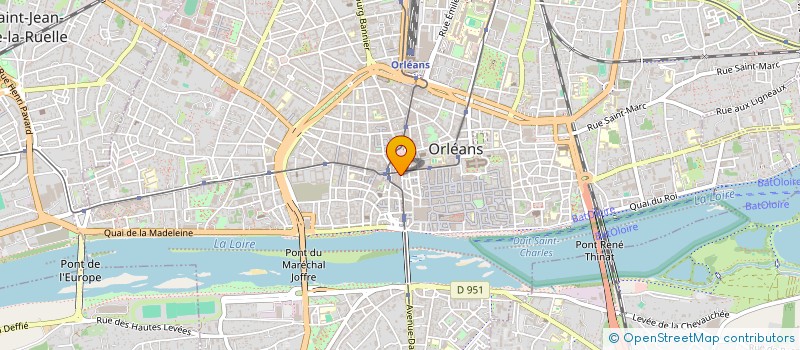 localisation de l'entreprise MADAME EDITH MAC-LEOD à ORLEANS