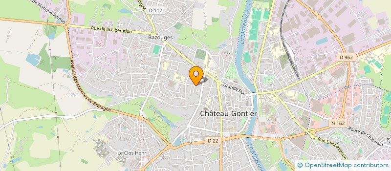 localisation de l'entreprise MADAME EDITH MACE  CHATEAU-GONTIER-SUR-MAYENNE