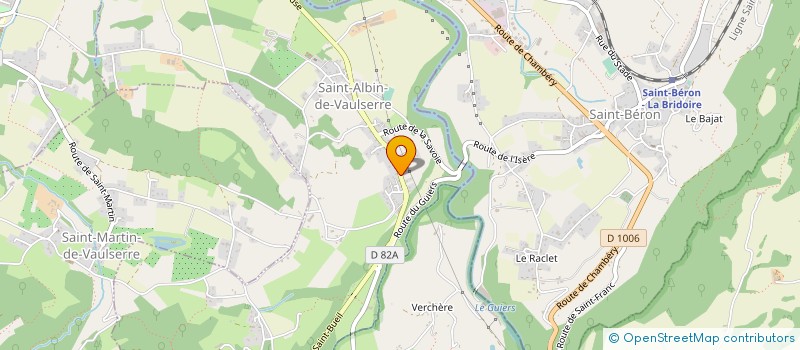 localisation de l'entreprise MADAME EDITH MARCHLEWSKI  SAINT-ALBIN-DE-VAULSERRE