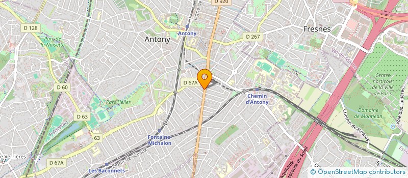 localisation de l'entreprise MADAME EDITH MARIE GARAND à ANTONY