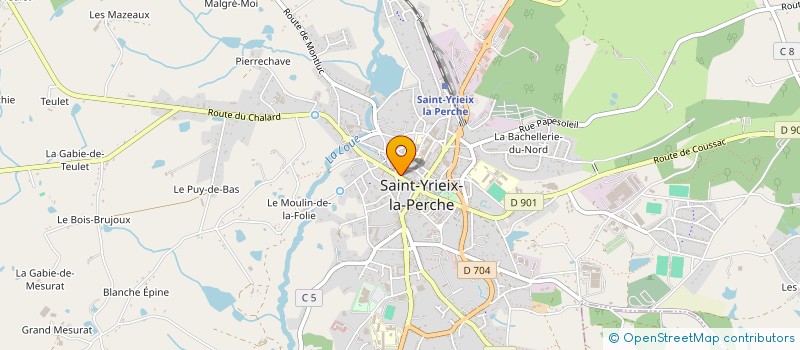 localisation de l'entreprise MADAME EDITH MARTENS à SAINT-YRIEIX-LA-PERCHE