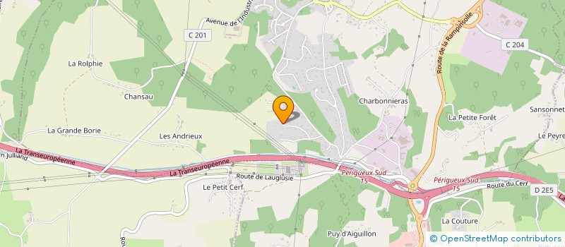 localisation de l'entreprise MADAME EDITH MARTINET  COULOUNIEIX-CHAMIERS