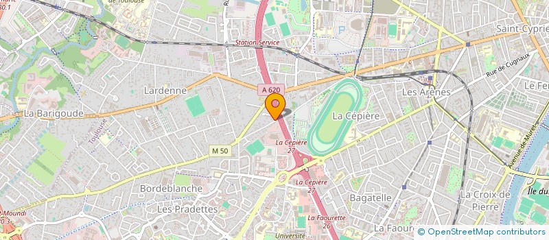 localisation de l'entreprise MADAME EDITH MASSE à TOULOUSE
