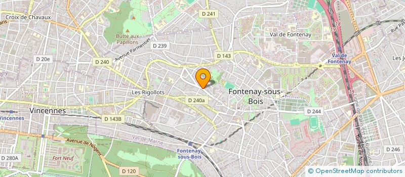 localisation de l'entreprise MADAME EDITH MATTHEY DE L ETANG à FONTENAY-SOUS-BOIS