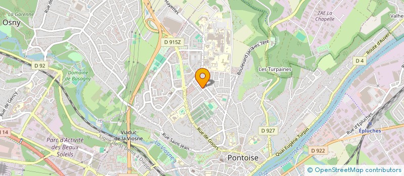 localisation de l'entreprise MADAME EDITH MBOU SOP  PONTOISE