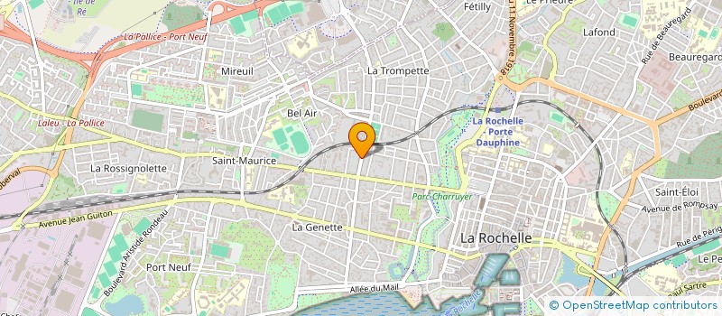 localisation de l'entreprise MADAME EDITH MEURY  LA ROCHELLE