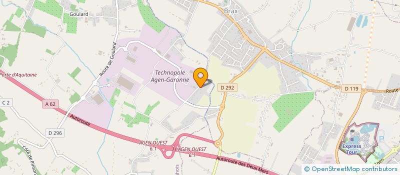 localisation de l'entreprise MADAME EDITH MICHAUX  SAINTE-COLOMBE-EN-BRUILHOIS