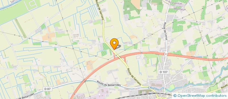 localisation de l'entreprise MADAME EDITH MILLET  MONTEUX