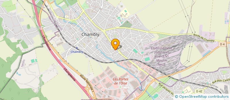 localisation de l'entreprise MADAME EDITH MIRABEAU à CHAMBLY