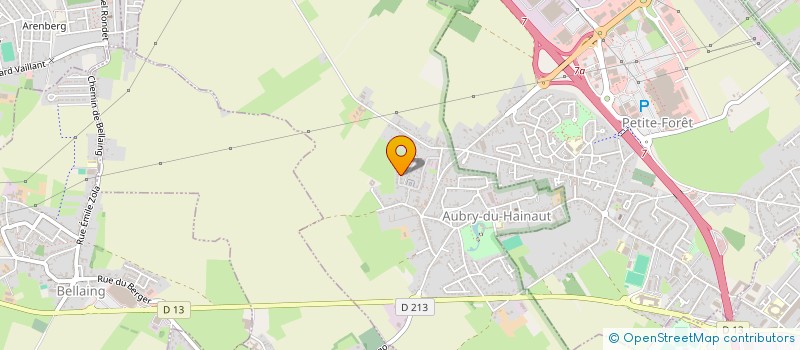 localisation de l'entreprise MADAME EDITH MONNIER  AUBRY-DU-HAINAUT