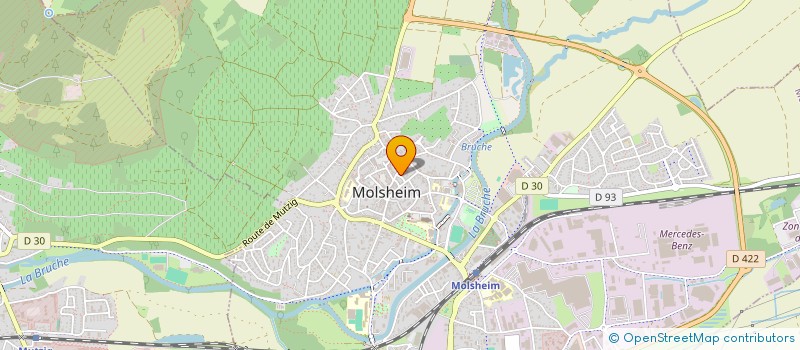 localisation de l'entreprise MADAME EDITH MONTEIL  MOLSHEIM