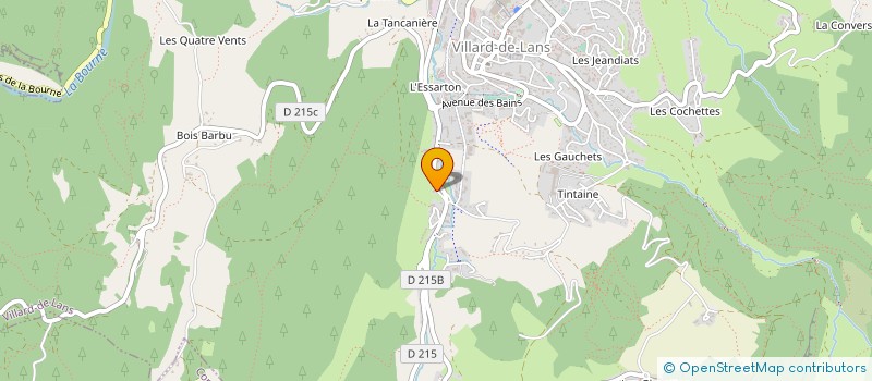 localisation de l'entreprise MADAME EDITH MULLER  VILLARD-DE-LANS