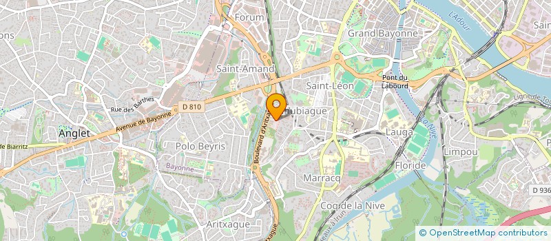 localisation de l'entreprise MADAME EDITH NICOLAS à BAYONNE