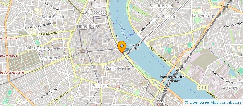 localisation de l'entreprise MADAME EDITH NOLLET  BORDEAUX