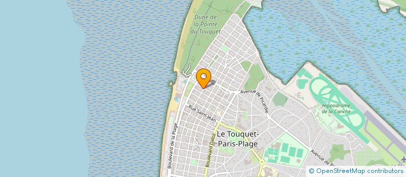localisation de l'entreprise MADAME EDITH PAJOR à LE TOUQUET-PARIS-PLAGE
