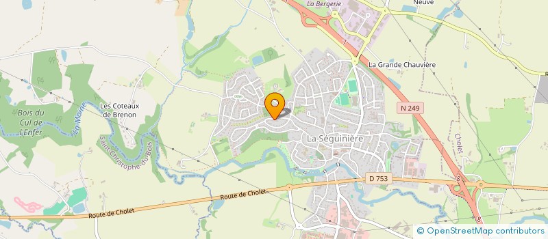 localisation de l'entreprise MADAME EDITH PASQUET  LA SEGUINIERE